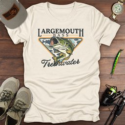 Largemouth Freshwater T Shirt Gift For Fishing Enthusiast