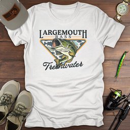Largemouth Freshwater T Shirt Gift For Fishing Enthusiast