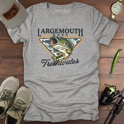 Largemouth Freshwater T Shirt Gift For Fishing Enthusiast