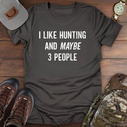 Like Hunting T Shirt Gift For Fishing Enthusiast