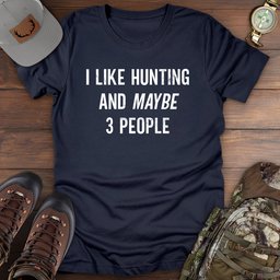 Like Hunting T Shirt Gift For Fishing Enthusiast