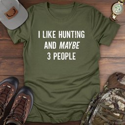 Like Hunting T Shirt Gift For Fishing Enthusiast