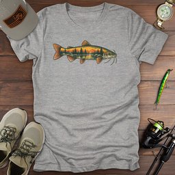 Forest Water T Shirt Gift For Fishing Enthusiast