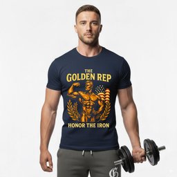 The Golden Rep T Shirt Gift For Fitness Lover