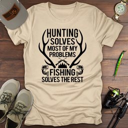 Hunting Fishing T Shirt Gift For Fishing Enthusiast