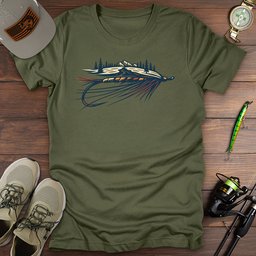 Wilderness Tied T Shirt Gift For Fishing Enthusiast