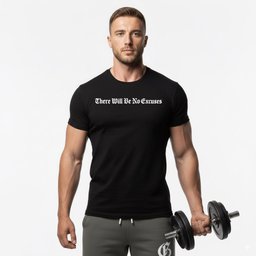 There Will Be No Excuses T Shirt Gift For Fitness Lover