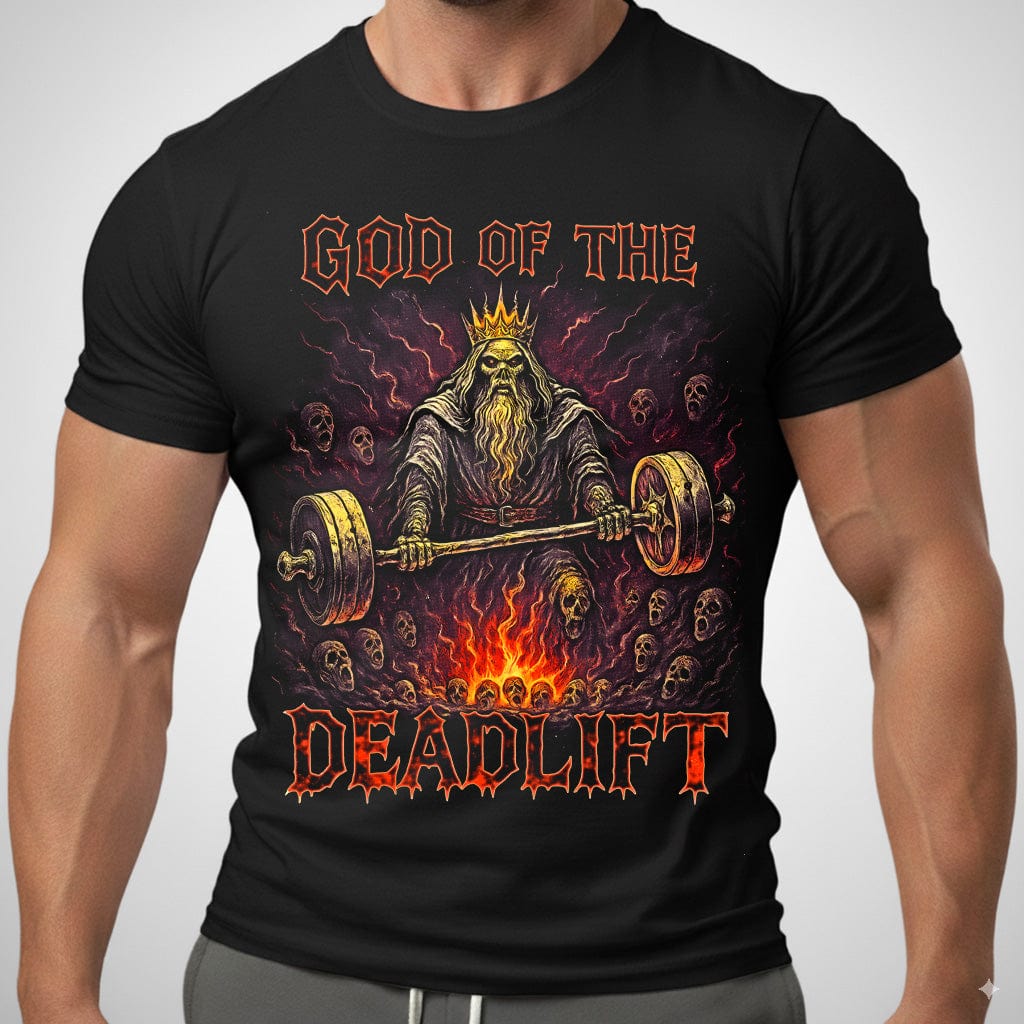 God Of The Deadlift T Shirt Gift For Fitness Lover