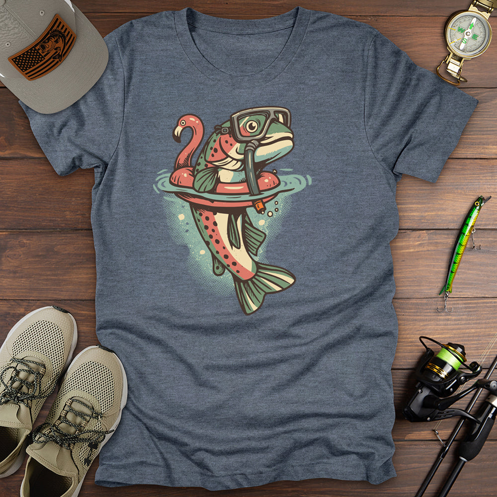 Reel Relaxed T Shirt Gift For Fishing Enthusiast