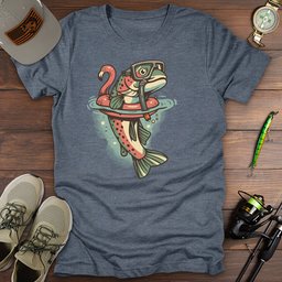 Reel Relaxed T Shirt Gift For Fishing Enthusiast