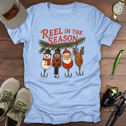 Reel In The Season T Shirt Gift For Fishing Enthusiast