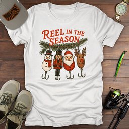 Reel In The Season T Shirt Gift For Fishing Enthusiast