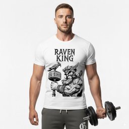 Raven King T Shirt Gift For Fitness Lover