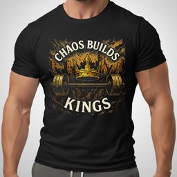 Chaos Builds Kings T Shirt Gift For Fitness Lover