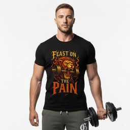 Feast On The Pain T Shirt Gift For Fitness Lover