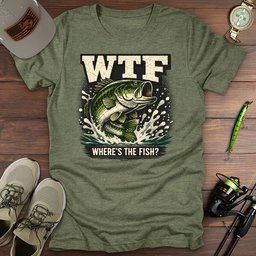Wheres The Fish T Shirt Gift For Fishing Enthusiast