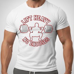Lift Heavy No Excuses T Shirt Gift For Fitness Lover