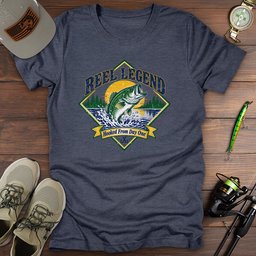Reel Legend T Shirt Gift For Fishing Enthusiast