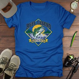 Reel Legend T Shirt Gift For Fishing Enthusiast