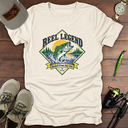 Reel Legend T Shirt Gift For Fishing Enthusiast