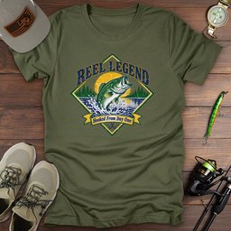 Reel Legend T Shirt Gift For Fishing Enthusiast
