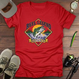 Reel Legend T Shirt Gift For Fishing Enthusiast