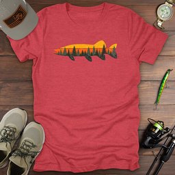 Wilderness Pike T Shirt Gift For Fishing Enthusiast