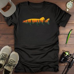 Wilderness Pike T Shirt Gift For Fishing Enthusiast