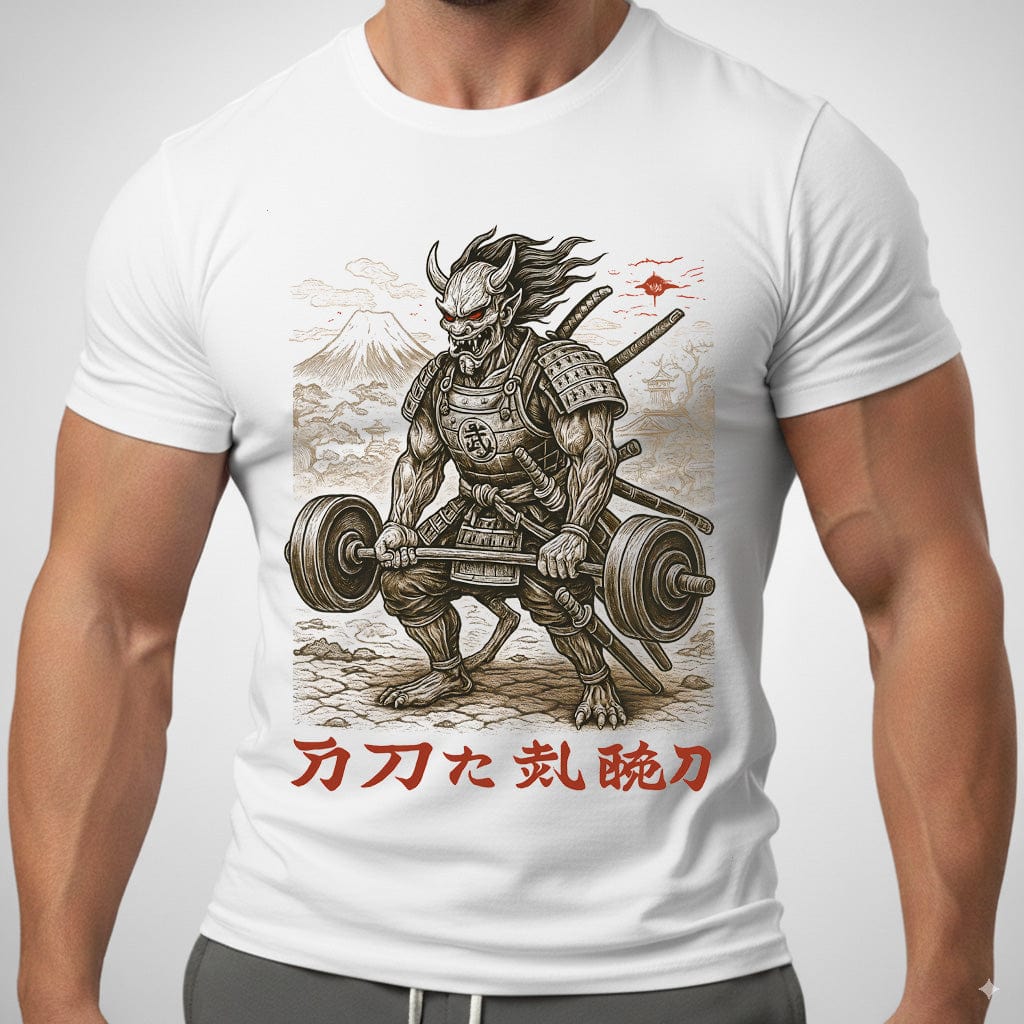 Samurai Strength T Shirt Gift For Fitness Lover