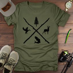 The Wild Four T Shirt Gift For Fishing Enthusiast