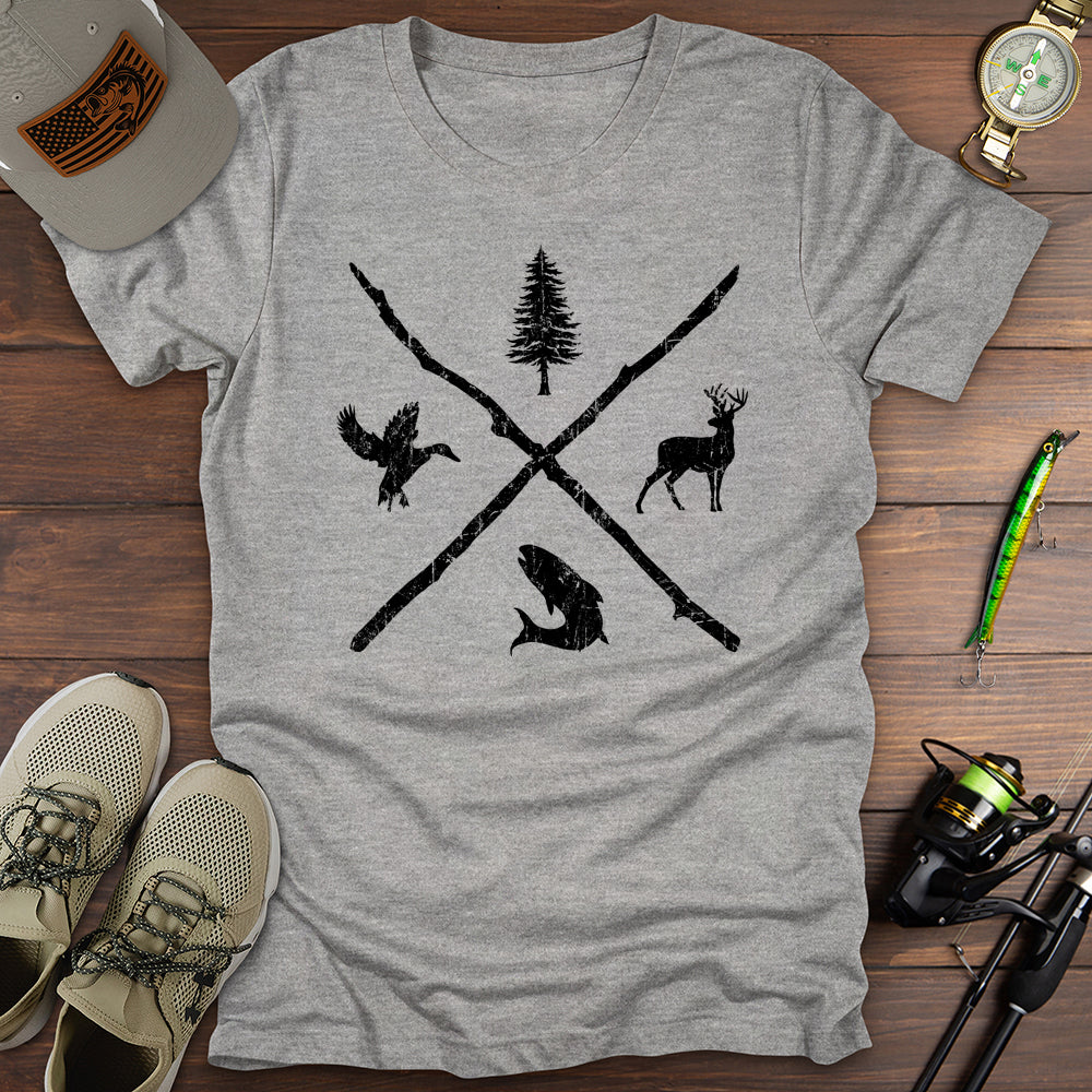 The Wild Four T Shirt Gift For Fishing Enthusiast