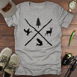 The Wild Four T Shirt Gift For Fishing Enthusiast