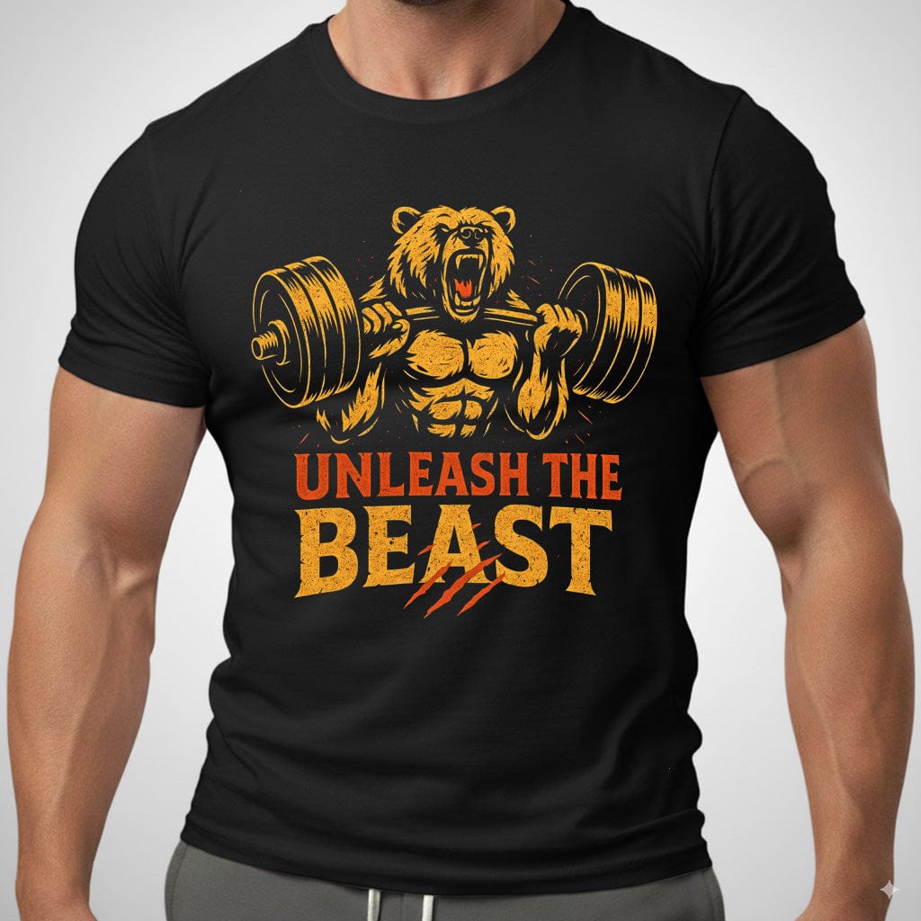 Unleash The Beast T Shirt Gift For Fitness Lover