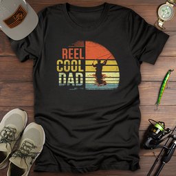 Reel Cool Dad T Shirt Gift For Dad