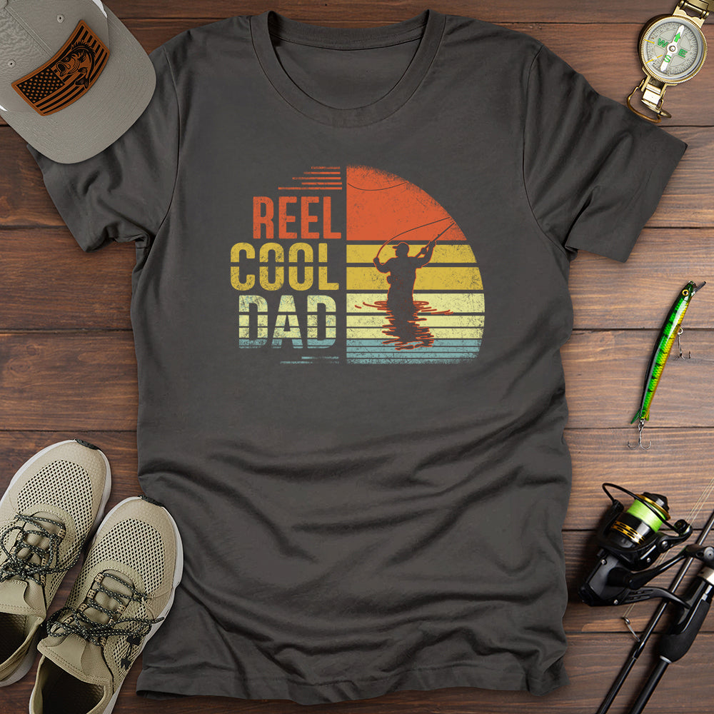 Reel Cool Dad T Shirt Gift For Dad