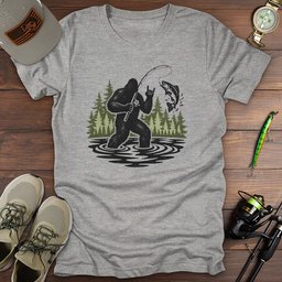 Sasquatch Shreds T Shirt Gift For Fishing Enthusiast