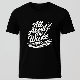 All About The Wake T Shirt Gift For Boat Owner
