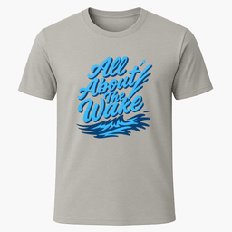 All About The Wake T Shirt Gift For Boat Owner