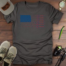Reel Patriot T Shirt Gift For Fishing Enthusiast