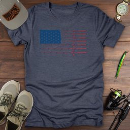 Reel Patriot T Shirt Gift For Fishing Enthusiast