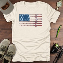 Reel Patriot T Shirt Gift For Fishing Enthusiast