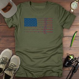 Reel Patriot T Shirt Gift For Fishing Enthusiast
