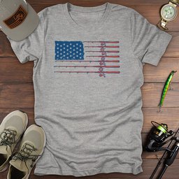 Reel Patriot T Shirt Gift For Fishing Enthusiast