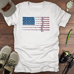 Reel Patriot T Shirt Gift For Fishing Enthusiast