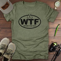 Wheres The Fish T Shirt Gift For Fishing Enthusiast