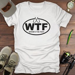 Wheres The Fish T Shirt Gift For Fishing Enthusiast