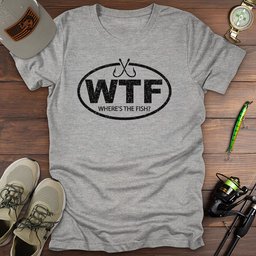 Wheres The Fish T Shirt Gift For Fishing Enthusiast