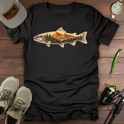Trout Wilderness T Shirt Gift For Fishing Enthusiast