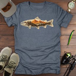 Trout Wilderness T Shirt Gift For Fishing Enthusiast