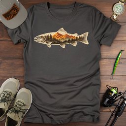 Trout Wilderness T Shirt Gift For Fishing Enthusiast
